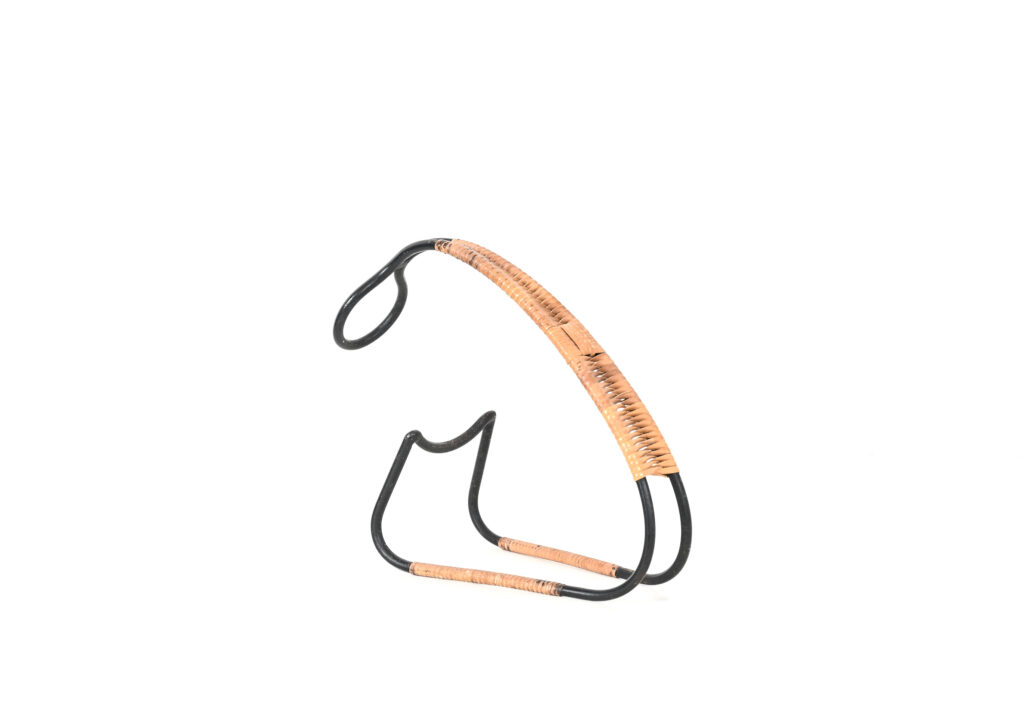 Vintage-metal-and-rattan-bottle-holder-by-Laurids-Lonborg-circa-196010