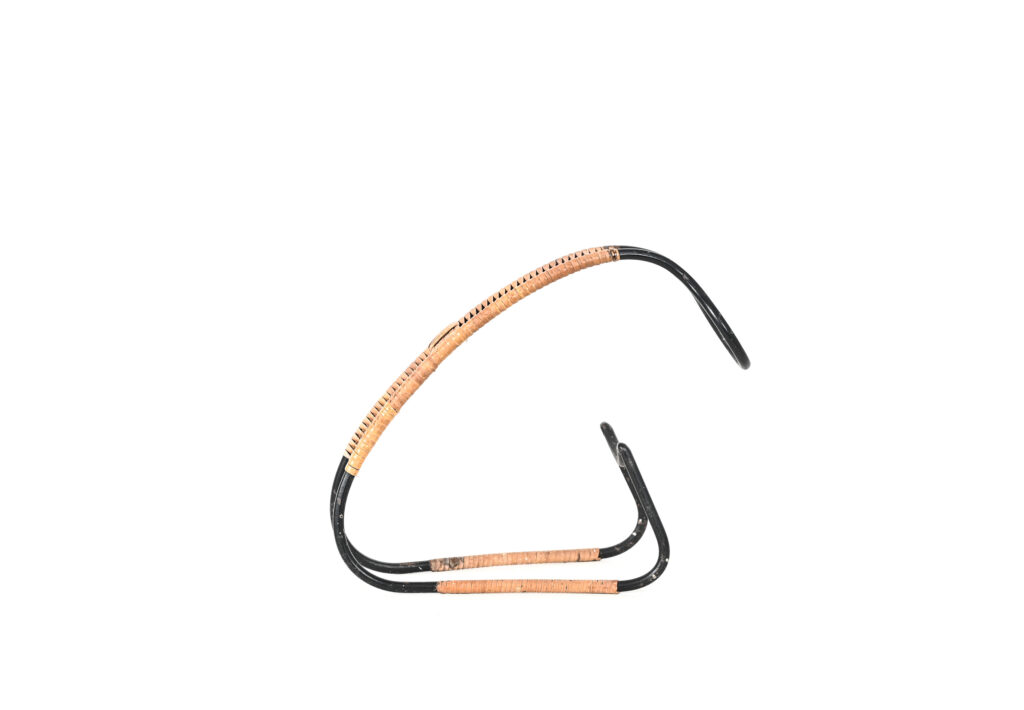 Vintage-metal-and-rattan-bottle-holder-by-Laurids-Lonborg-circa-19606