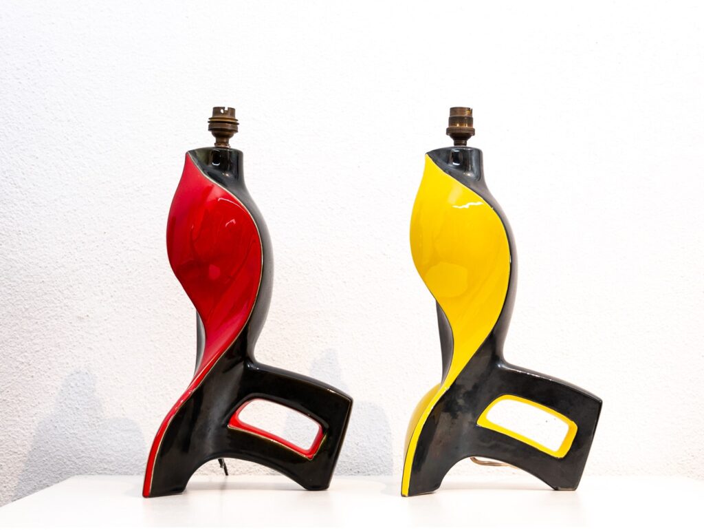 matched-pair-of-yellow-red-and-black-ceramic-lamps-attributed-to-Elchinger3