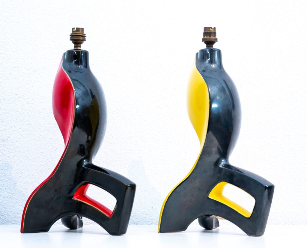 matched-pair-of-yellow-red-and-black-ceramic-lamps-attributed-to-Elchinger4