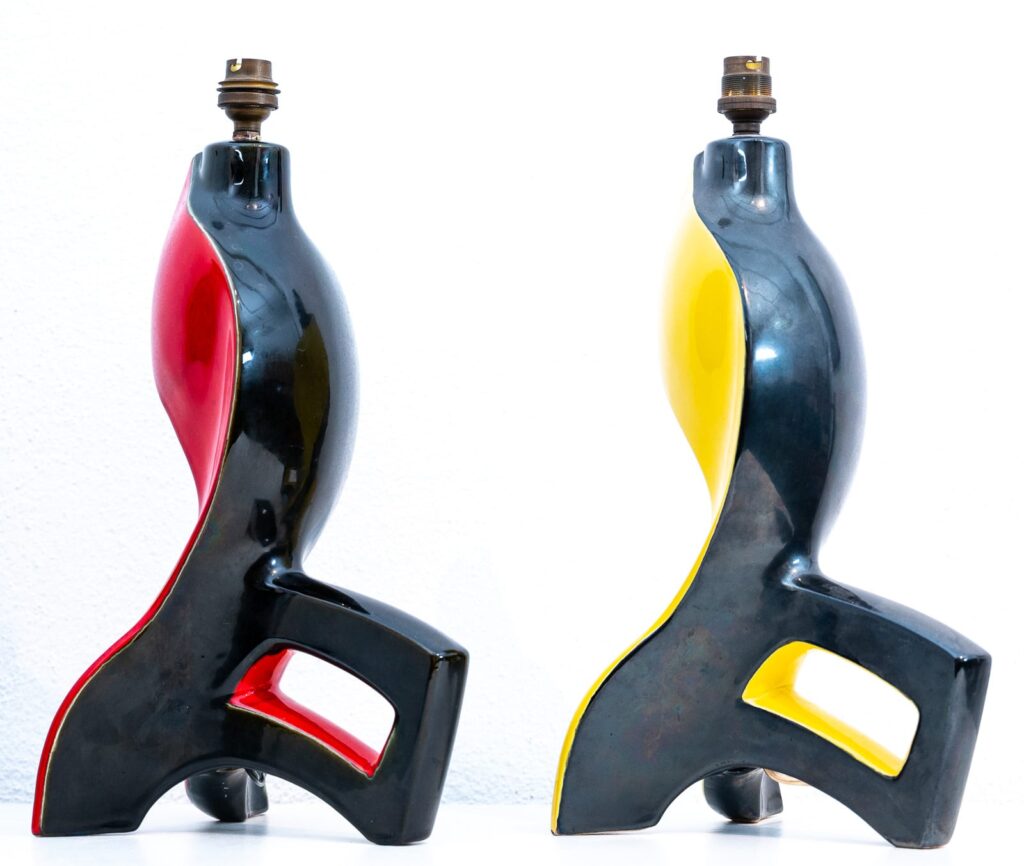 matched-pair-of-yellow-red-and-black-ceramic-lamps-attributed-to-Elchinger5