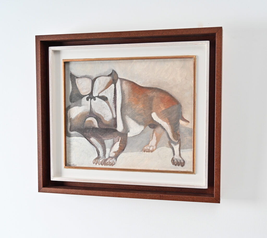 oil-on-canvas-of-a-bulldog-by-HENRI-SAMOUILOV-5