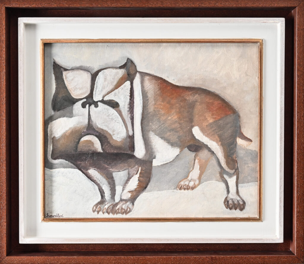 oil-on-canvas-of-a-bulldog-by-HENRI-SAMOUILOV-7