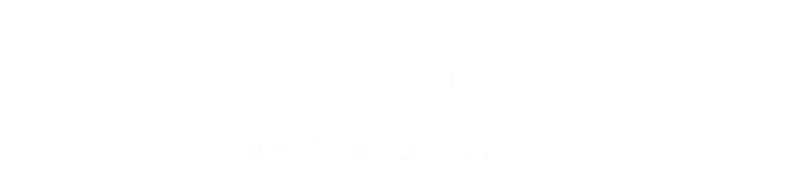 3details Art & Design white logo