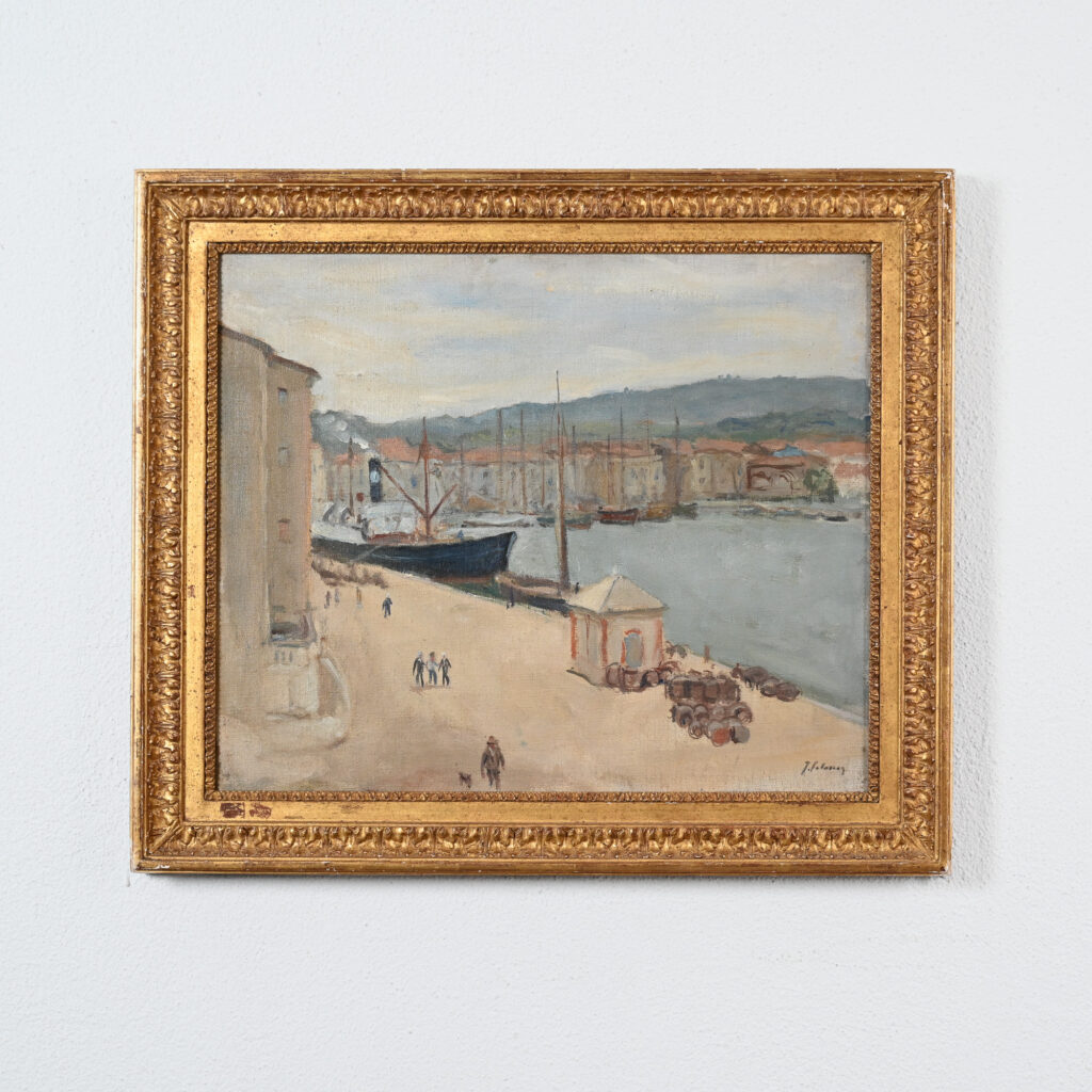The Port of Saint Tropez by Jacques Salomon 1930 10 2