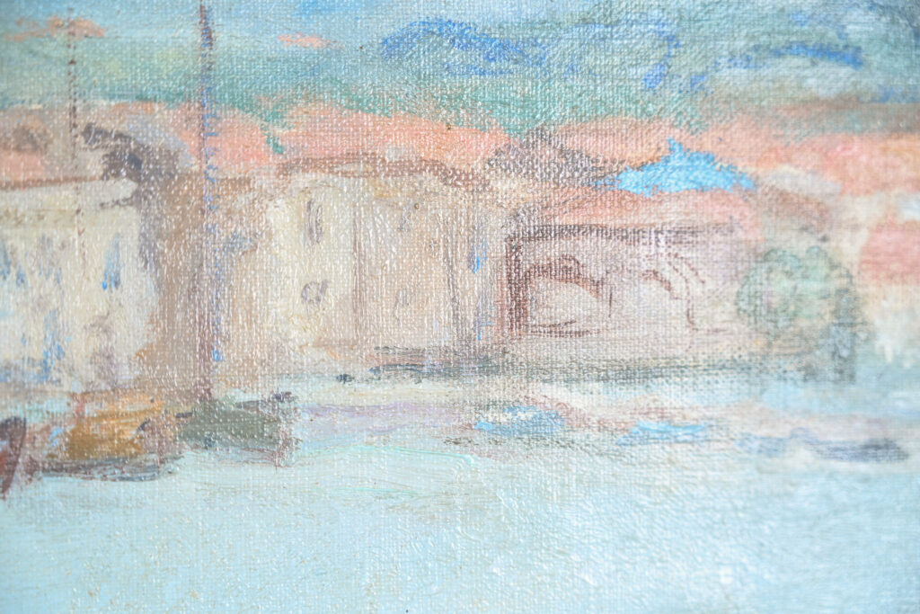 The Port of Saint Tropez by Jacques Salomon 1930 3 2
