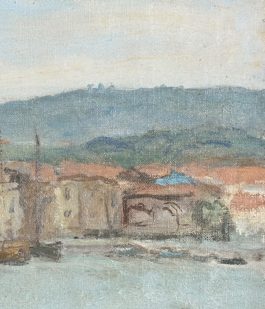 The Port of Saint Tropez by Jacques Salomon 1930 8 2