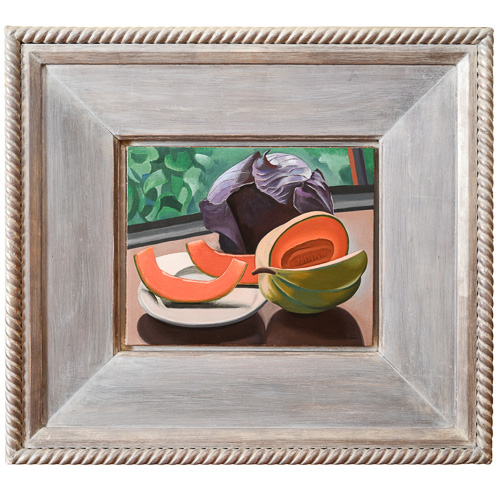 Auguste Herbin (1882&ndash;1960), "Nature Morte au Melon", oil on canvas, c.1930