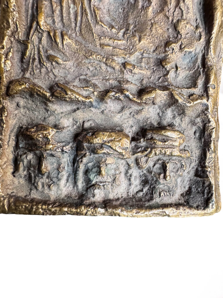 Constantin Ganesco bronze Calvary 12