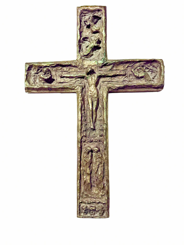 Constantin Ganesco bronze Calvary