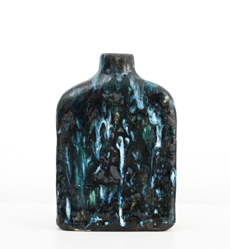 Fantoni green blue drip flask 179