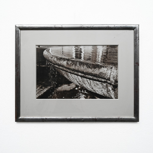 Fountain Basin, attributed to Karl Lagerfeld, sepia-toned photograph, framed by Paris American Art, 1998 Fountain Basin, attributed to Karl Lagerfeld, sepia-toned photograph, framed by Paris American Art, 1998
