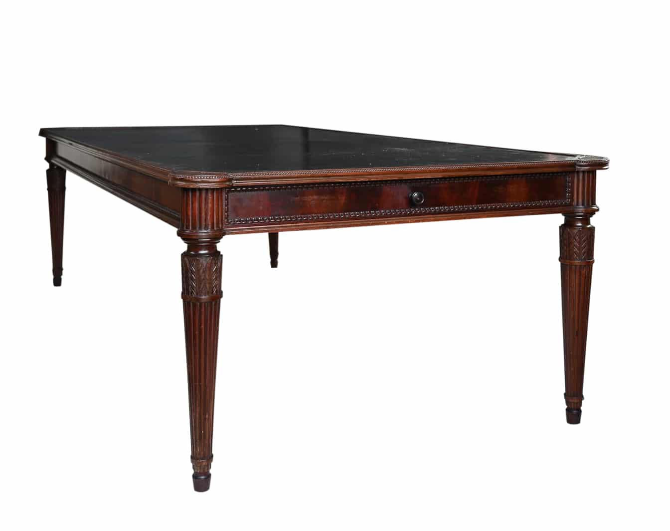 large Italian library table in the 18th century style ex collection ...